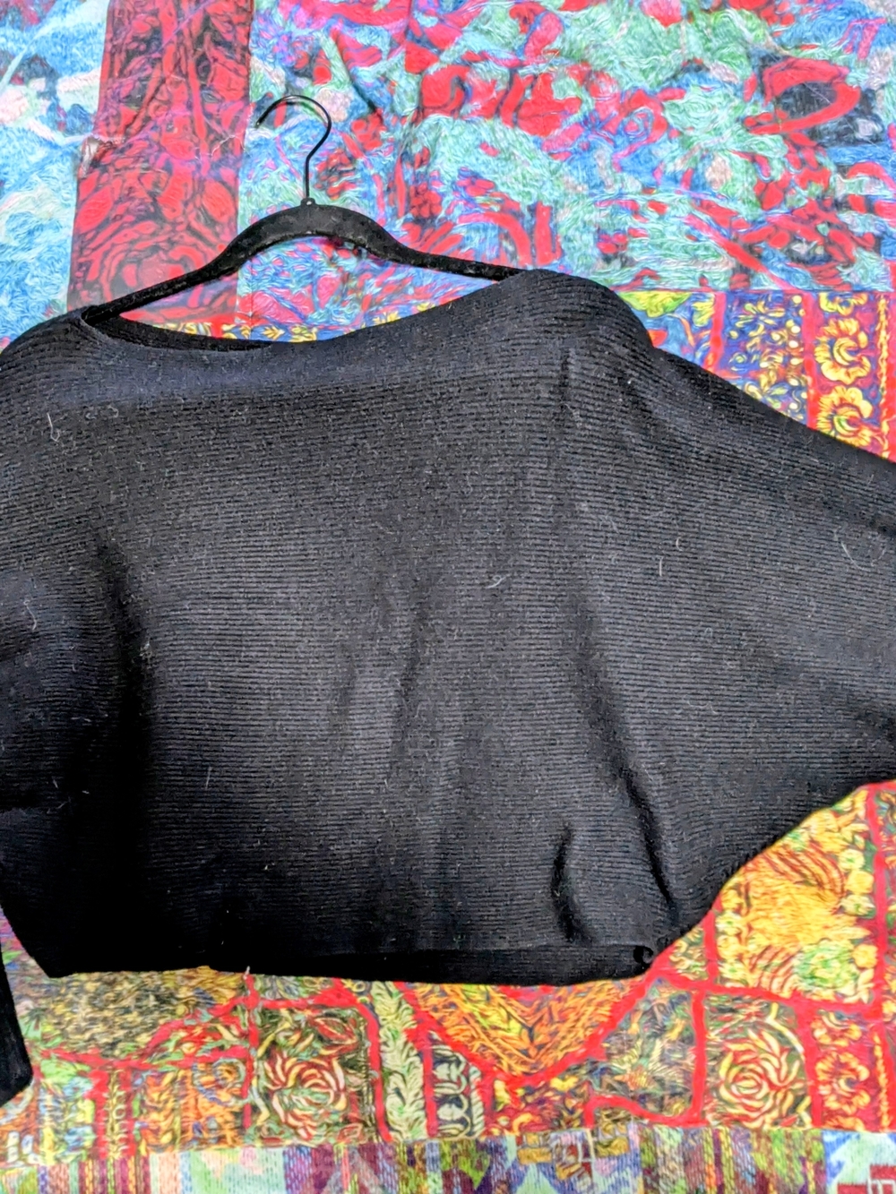 Classic Black Women's Knit Sweater